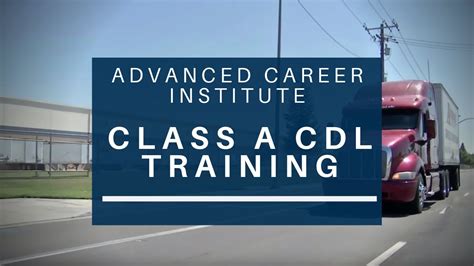 Class A Cdl Training Youtube