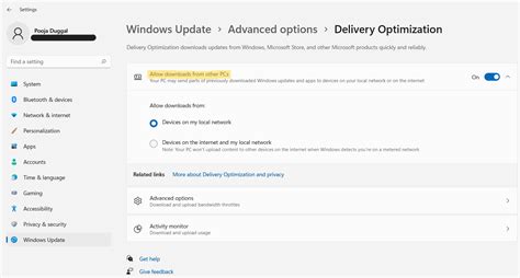 Enable Disable Windows Update Delivery Optimization In Windows