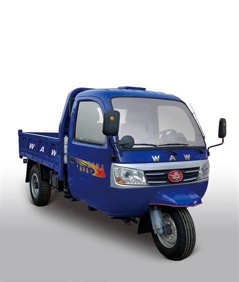 Closed Cargo Diesel Motorized 3 Wheel Tricycle With Cabin From China