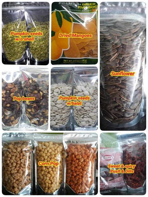 Pumpkin Seeds Dried Mangoes Pop Beans Corn Pop Sunflower Sweet