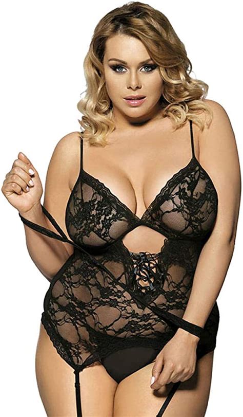 Matadobody Ropa Interior Mujer Encaje Tallas Grandes Lencería 5xl 6xl