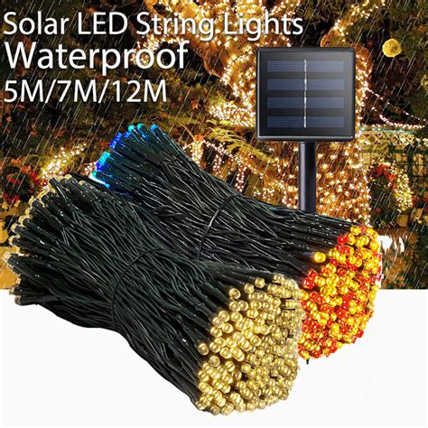 Solar Christmas Lights Outdoor Waterproof Led String Lights