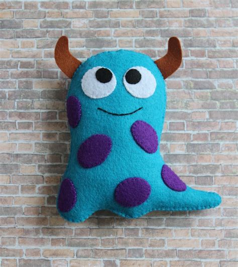 Felt monster sewing pattern / PDF tutorial | Etsy