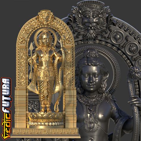 3D Printable Ayodhya Ram Lalla (Lord Ram as a Child) by VedicFutura