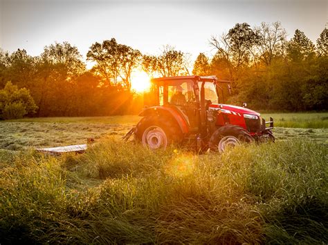 New 2023 Massey Ferguson MF 5710 D 4WD Cab Red Tractors In Hayden ID