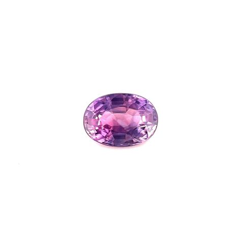 0.52ct Pink Purple Unheated Sapphire Oval Cut Rare Loose Gem For Sale