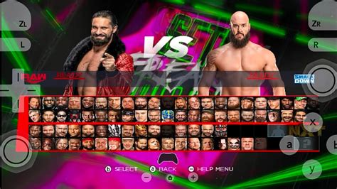 Wwe K Wii Game For Dolphin Emulator On Android Device Seth Rollins