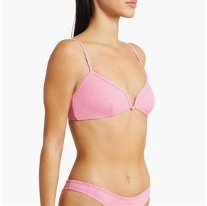 L Space Swim Lspace Helena Bikini Pink Cute Top Size Sp Poshmark