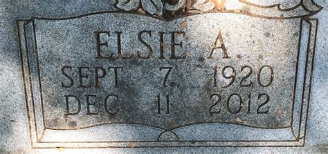 Elsie Annie Ackermann Sibley Find A Grave Memorial