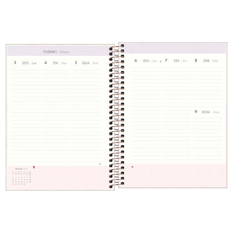 Planner Semanal Espiral Folhas Soho M Tilibra Papelaria Bar O