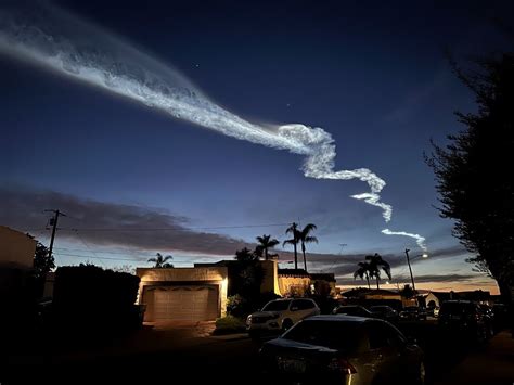 Rocket Launch Lights Up Night Sky | Los Angeles, CA Patch