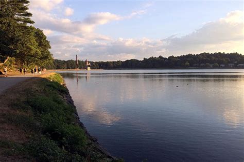 Chestnut Hill Reservoir Newton United States Of America Top