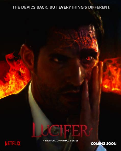 Lucifer Netflix Poster Poster By Davidburrows93