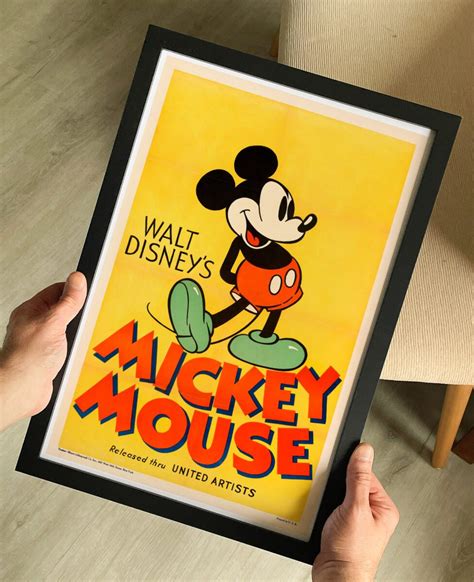 Mickey Mouse 1935 Movie Poster - The Curious Desk