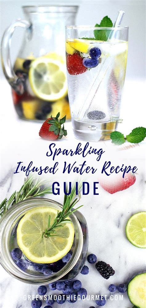 Healthy Sparkling Infused Water Recipe GUIDE. Infused Sparkling Water ...