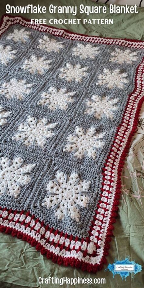 Winter Snowflake Afghan Crafting Happiness In Easy Crochet