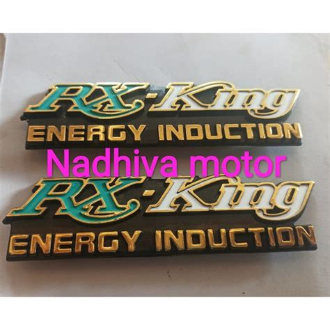 Jual Emblem Logo Simbol Box Aki Rx King Barang Langka Shopee Indonesia