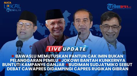 Live Update Pilpres Budiman Sudjatmiko Sebut Debat Cawapres