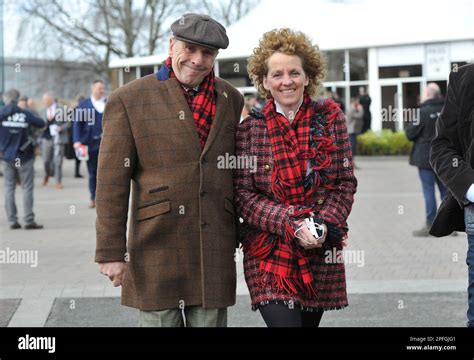 Former top jockey Peter Scudamore and trainer Lucinda Russell. Horse ...