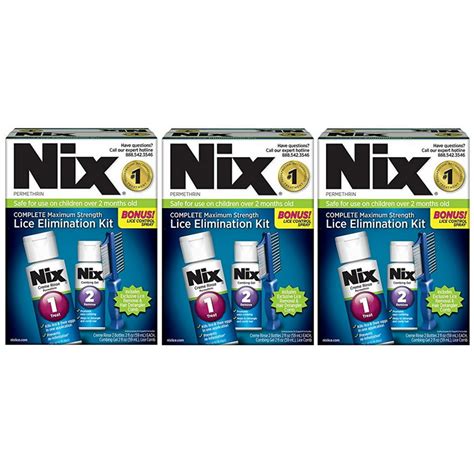 Nix Complete Lice Treatment Kit Pack Of 3