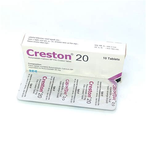 Creston 20mg Tablet Arogga Online Pharmacy