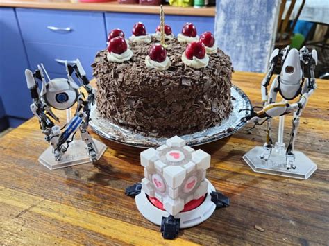 I Made A Portal 2 Cake For My Birthday Rportal