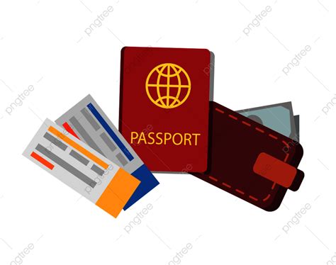 Recogida De Pasaportes Y Billetes PNG Firmar Vector Sello PNG Y