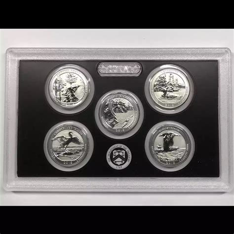 S Us San Francisco Mint Silver Reverse Proof Set W Ogp Box Coa