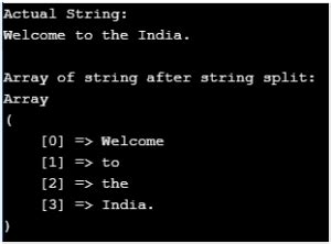 Php Split String Working Of The Php Split String With Examples