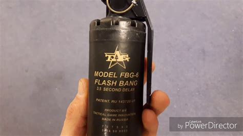 Tag Innovations Fbg6 Flash Bang For Airsoft And Simulation Use Youtube