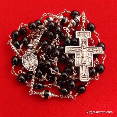 St Francis Of Assisi Rosary With San Damiano Crucifix ⋆ Virgo Sacrata