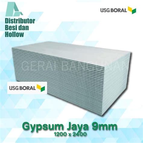 Jual Papan Gypsum Jayaboard Mm X Gipsum Jayaboard Tebal Mm