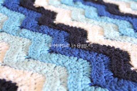 Ocean Waves Crochet Blanket Link To Free Pattern And Tutorial