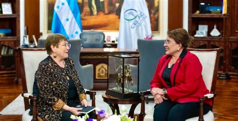 Michelle Bachelet en Honduras La violencia política discrimina