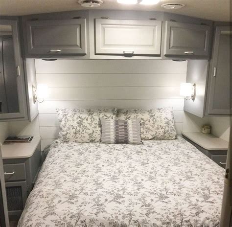 Awesome 30 Cozy RV Bed Remodel Ideas On A Budget Camper Makeover