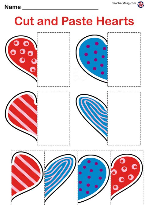 Valentines Day Free Worksheets For Preschool Teachersmag