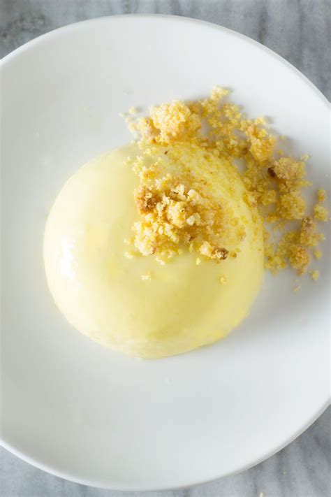 Sweet Corn Panna Cotta With Sbrisolona Crumble Recipe Sweet Corn