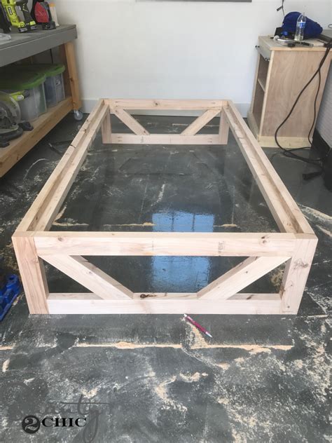 Diy Modern Platform Bed Frame For Less Than In Lumber Free Plans