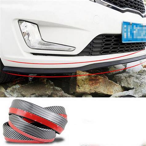 Estilo De Coche Caucho Parachoques Labio Splitter Falda Protector