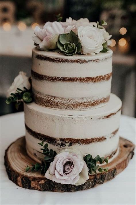 Simple Wedding Cake No Flowers Addicfashion