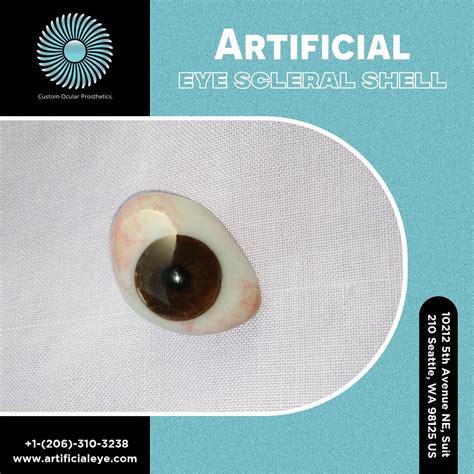 Artificial Eye Scleral Shell Custom Ocular Prosthetic Is A… Flickr