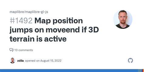 Map Position Jumps On Moveend If 3D Terrain Is Active Issue 1492