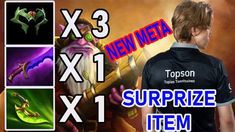 Topson Sniper Meta Item New Patch Dota Youtube