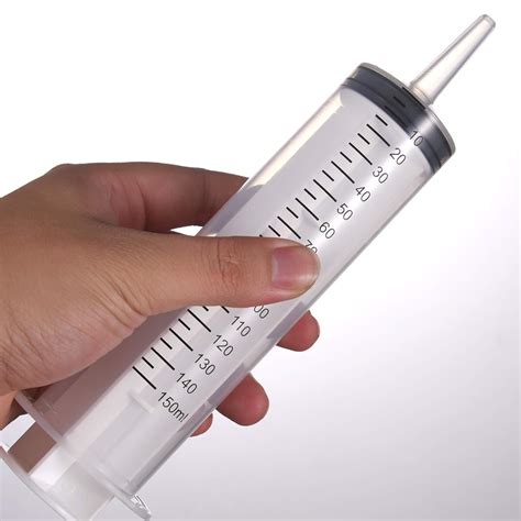 2 Pack Large Syringes Set 150 ML Big Syringes Large Plastic Garden