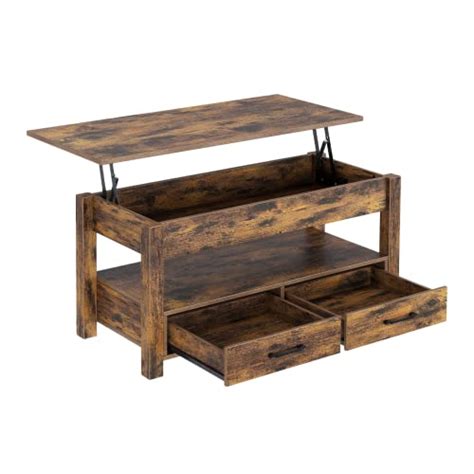 Rustic Lift Top Coffee Table with Storage: The Perfect Addition to Your ...