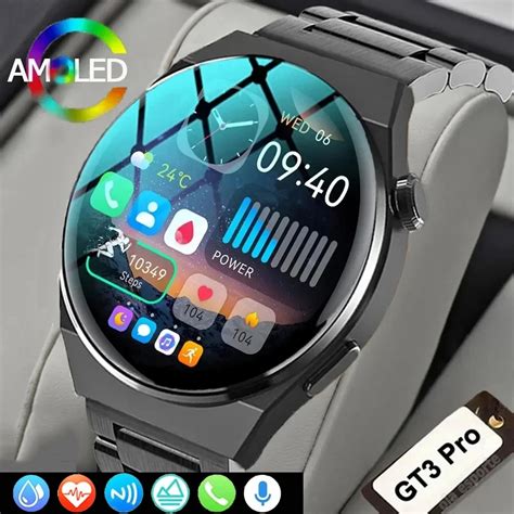 Montre Intelligente Gt Pro Pour Hommes Et Femmes Cran Hd Amoled