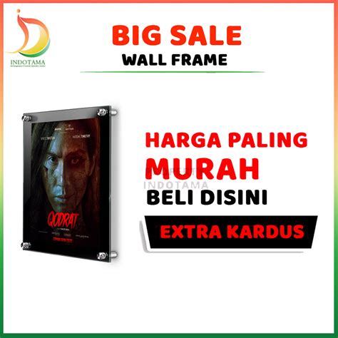 Jual Wall Frame Akrilik Dinding A1 2 Mm Poster Acrylic Dinding Tempel