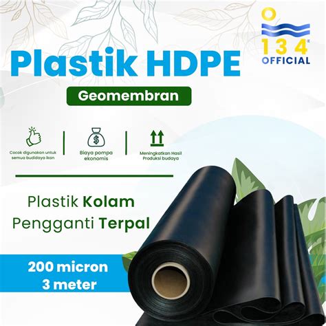 Jual Geomembran Hdpe Tebal Micron Lebar Meter Shopee Indonesia