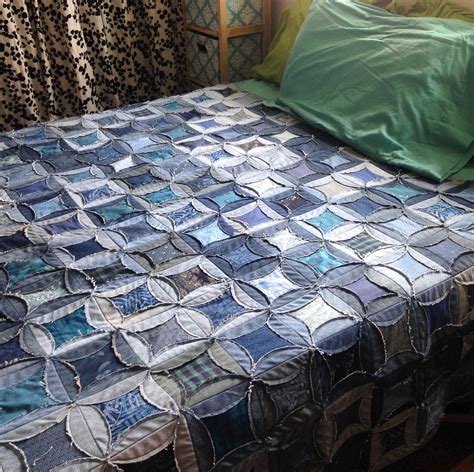 Denim Quilt Made By Theresa Ann Callahan Using Recycled Jeans