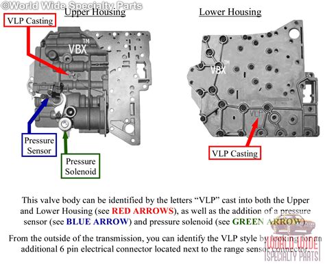 Chrysler Tes A Valve Body Vlp Type Up World Wide